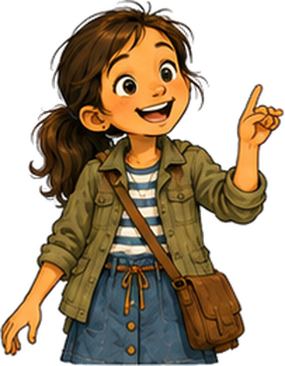 Daria, the girl from the books, speaking with determination